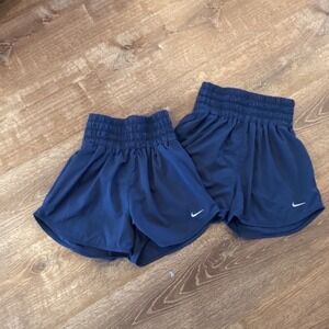 Nike Drifit blue women's high waisted shorts S Small